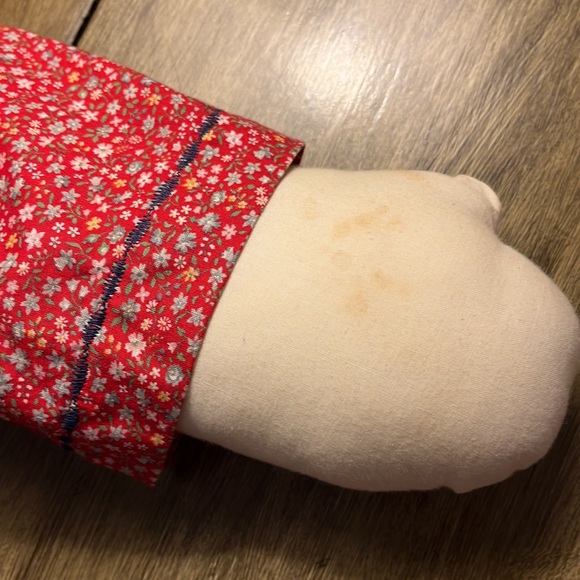 Vintage Raggedy Ann Andy Doll Large Approx. 3 Feet Tall Rare I Love You Heart - Picture 10 of 16